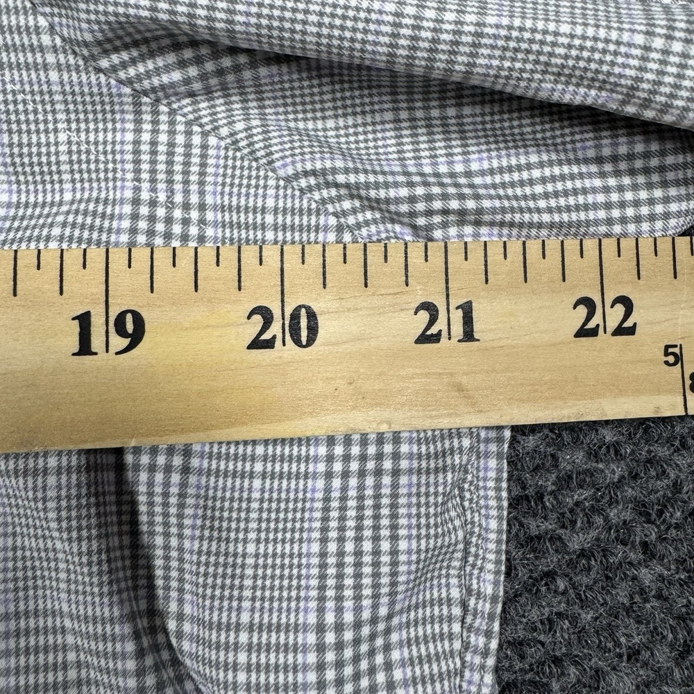 Polo Ralph Lauren Gray/white Striped Performance Long Sleeve Button Up Men's M - Picture 5 of 7